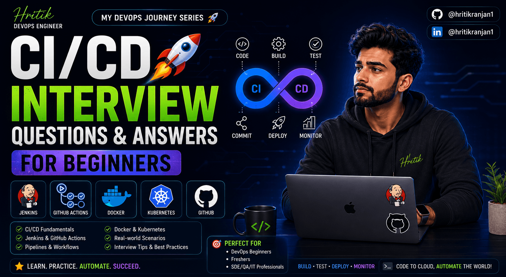 Week 9.2 - CICD Interview Questions | GitHub Repo with Q&A