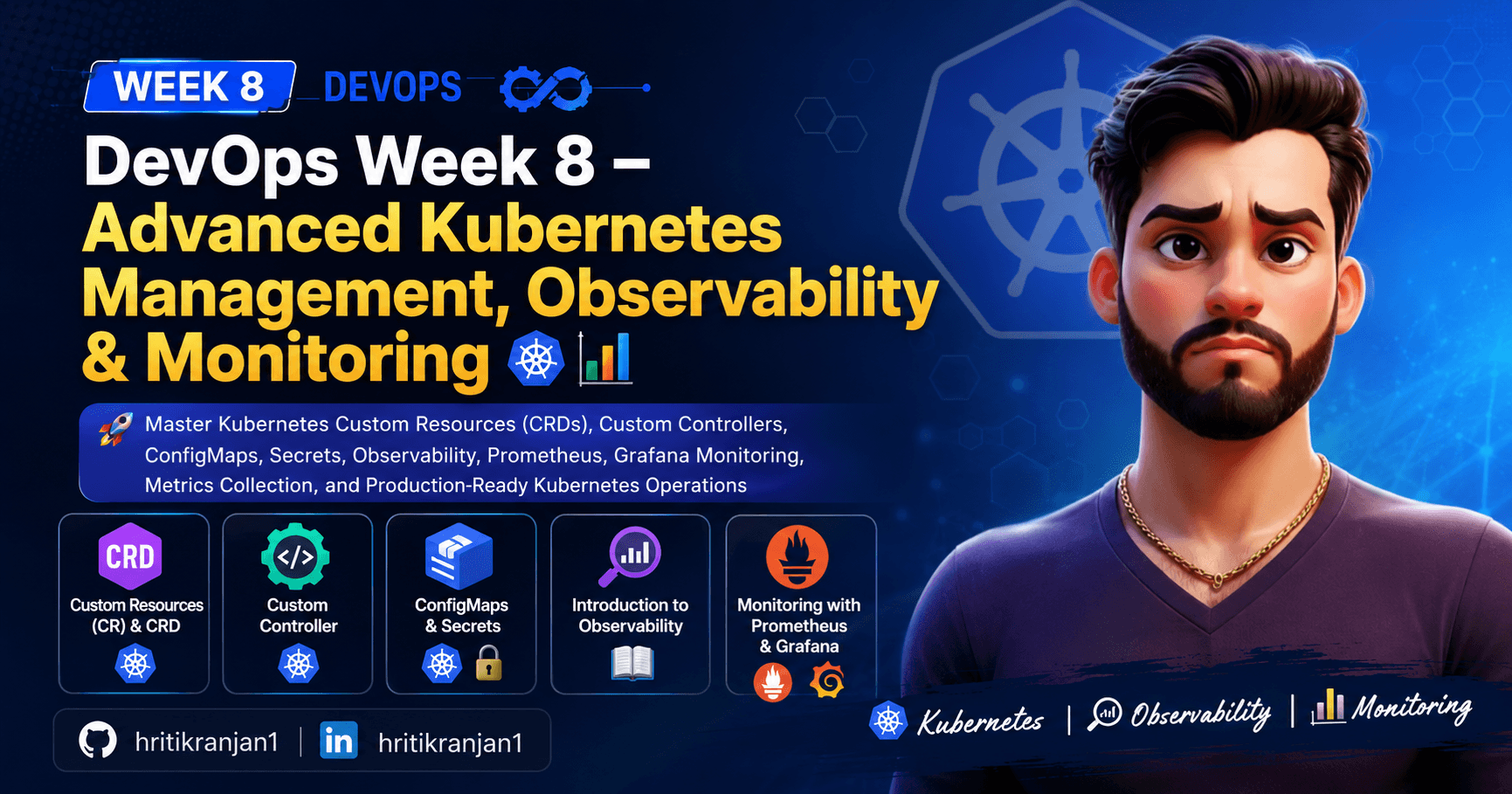DevOps Week 8 β Advanced Kubernetes Management, Observability & Monitoring βΈοΈπ