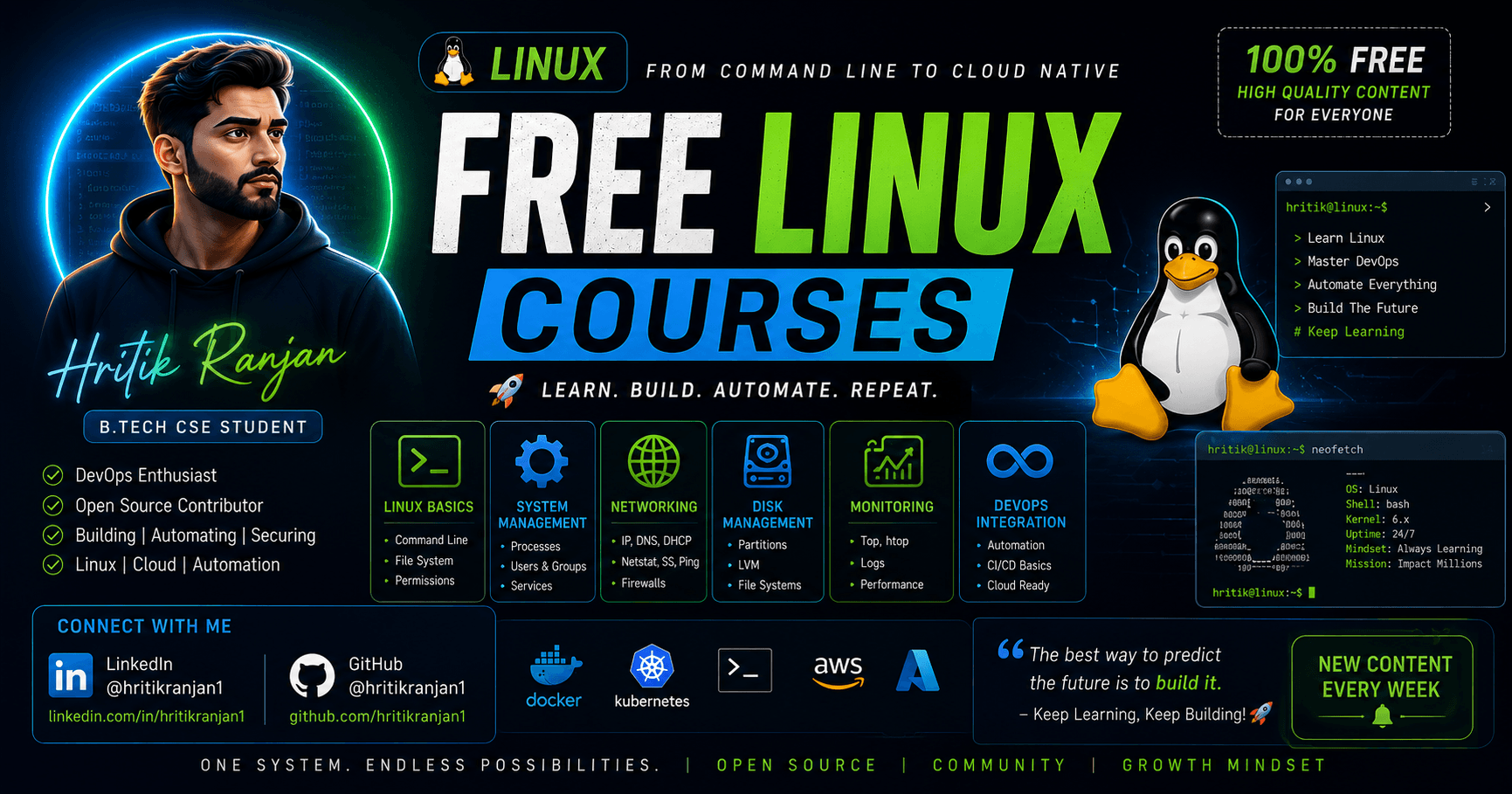π§ Week 9.3 β Linux Zero to Hero | Complete Linux Guide